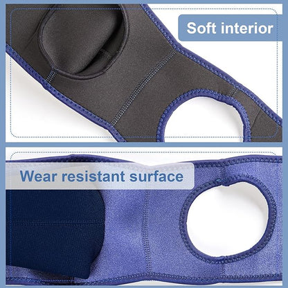 Coodeo Dog Recovery Suit, Cone Collar Alternative, Abrasion Resistant Dog Recovery Sleeve, Washable 2.5mm Thick and Waterproof, Pet Wounds Prevent Licking, Bite, Keep Dry（Purple，M