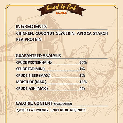 Gootoe Dog Treats, Chicken Jerky for Dogs - Premium Dog Training Treats; High-Protein, Gluten-Free, Hypoallergenic, Grain-Free, Chicken Sticks, 1.5 lb