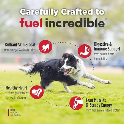 Nulo FreeStyle Adult Trim Dry Dog Food - High Protein Grain Free Dog Food for Healthy Weight Management, Natural Kibble with Probiotics, L-Carnitine and Fiber for Small, Medium, Large Breeds, 6lb Bag