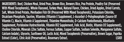 Nutrish Rachael Ray Dish Dry Dog Food Beef & Brown Rice Recipe with Veggie & Fruit Blend, 23 lb. Bag
