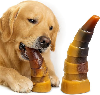 WOWBALA Dog Chew Toys for Aggressive Chewers, 2 Pack Indestructible Dog Toys for Large Dogs, Super Chewer Pet Toy for Large Medium Small Breed