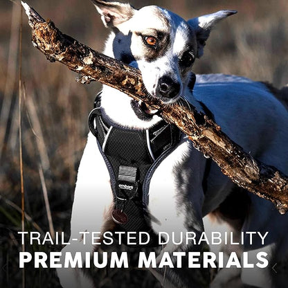 Embark Adventure XL Dog Harness No-Pull for Extra Large Dogs – Reflective, Military-Grade Nylon, Dual Leash Clips, Gel-Lined Handle, Soft & Padded