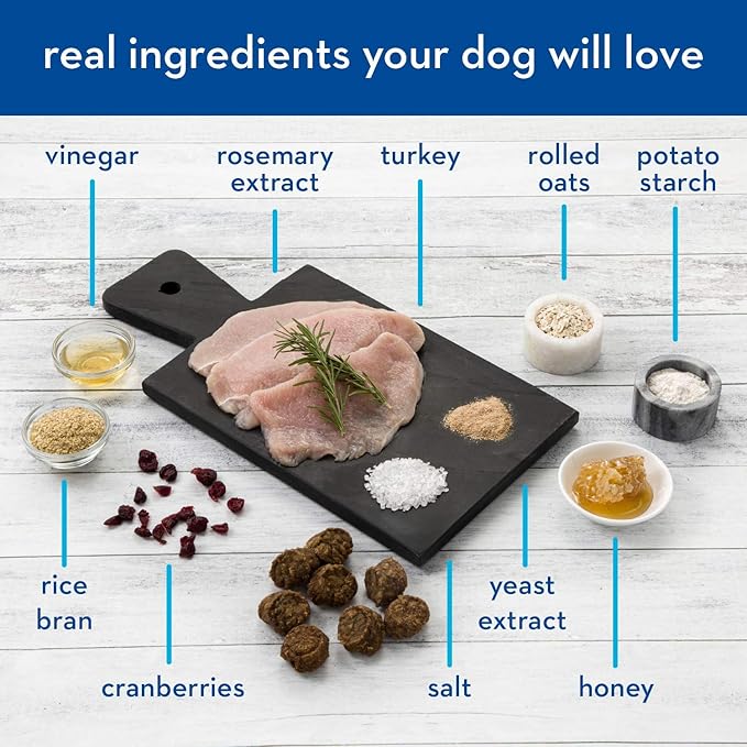 spot farms Turkey Meatball Recipe Healthy All Natural Dog Treats Human Grade Made in USA 12.5 oz (Pack of 2)