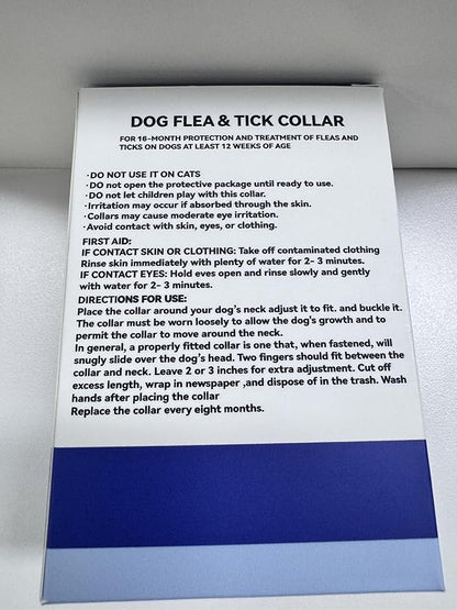KOOSA Flea and Tick Collar for Dogs, 2 Packs Flea Collar for Dogs with Natural Essential Oils, Waterproof & Adjustable Flea and Tick Prevention Collar for Small Medium Large Dogs & Puppies, Grey