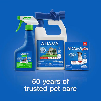 ADAMS Plus Flea & Tick Collar for Small Dogs, Flea Collar for 7-Month Prevention, Adjustable Collar Fits Small Dogs & Puppies, Kills Fleas & Ticks, 1 Count