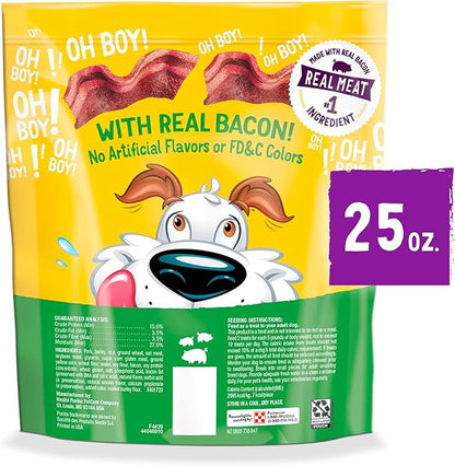 Purina Beggin' With Real Meat Dog Treats, Fun Size Original With Bacon Flavor - 25 oz. Pouch