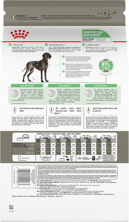 Royal Canin Canine Care Nutrition Large Digestive Care Adult Dry Dog Food, 30 lb Bag