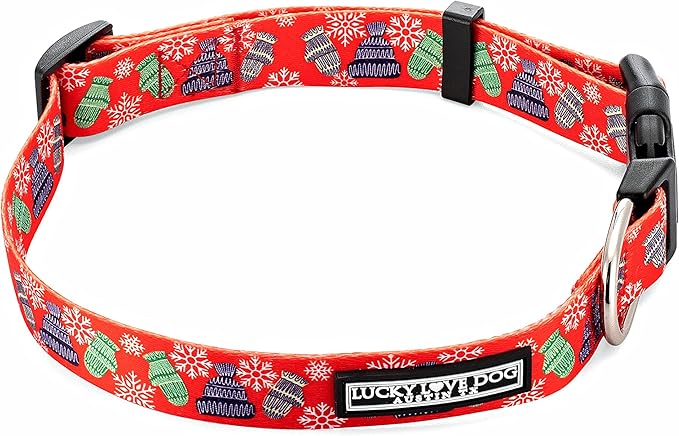 Lucky Love Dog - Adjustable Dog Collar with Easy Click Buckle for Small Ones, Durable, & Comfortable for Male & Female Dogs, Pet Collar for Puppies & Adult Dogs - Chilly, XS