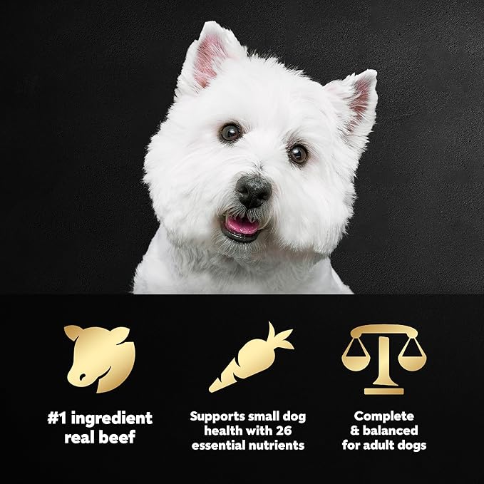 Cesar Small Breed Dry Dog Food for Small Dogs, Porterhouse Flavor and Spring Vegetables Garnish, 5 lb Bag
