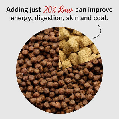 Stella & Chewy's Freeze-Dried Raw Surf & Turf Meal Mixers - Dog Food Topper and Mixer - Made with 95% Grass-Fed Beef & Wild-Caught Salmon - Perfect for Picky Eaters - Grain-Free - 3.5 oz