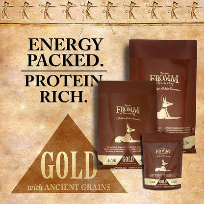 Fromm Adult Gold with Ancient Grains Dog Food - Premium Dry Dog Food - Chicken Recipe - 5 lb