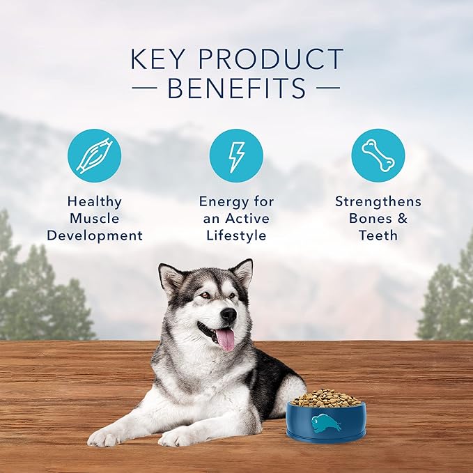 Blue Buffalo Wilderness High Protein Natural Adult Dry Dog Food Plus Wholesome Grains, Chicken 11-lb