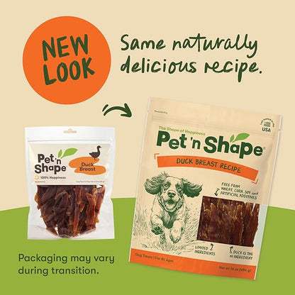 Pet 'n Shape Duck Breast Jerky Dog Treats - 16 Ounce