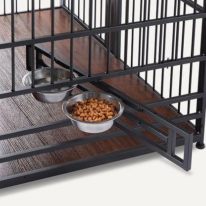 Amazon Basics Furniture Style Dog Crate, 48 Inches