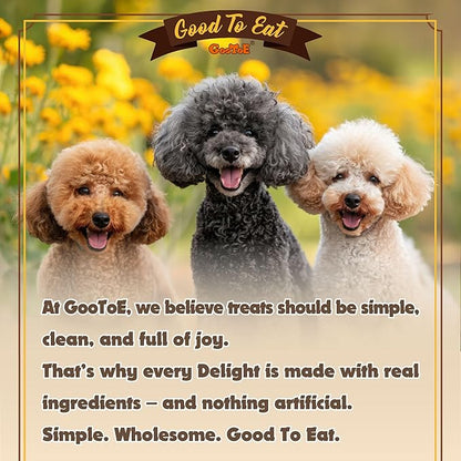 Gootoe Turkey Tendons for Dogs – All-Natural, Hypoallergenic Dog Treats, Rawhide Alternative, Long Lasting Puppy Chews, Healthy Dog Treats for Small Breeds, Rope (S), 6 Count Pack