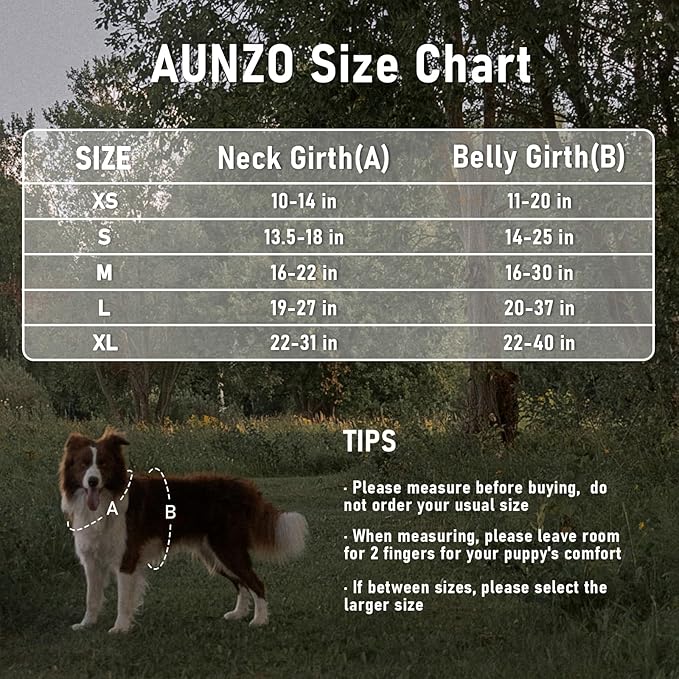 AUNZO Orange Tactical Dog Harness Vest for Large Dogs No Pull Adjustable Reflective Military Pet Harness with Handle for Golden Retriever, Doberman Pinscher, Rottweiler, Great Dane Service Dog, XL