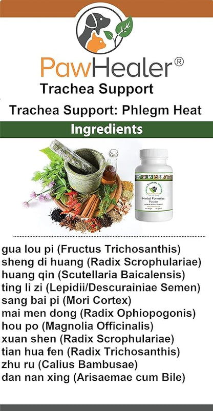 PawHealer® Trachea Support Dog Cough Remedy - for Loud, Honking Cough - 50 Grams/Powder …