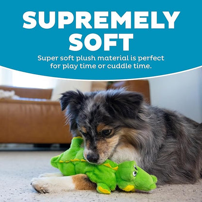 Outward Hound Squeaker Matz Plush Gator Dog Toy, Small