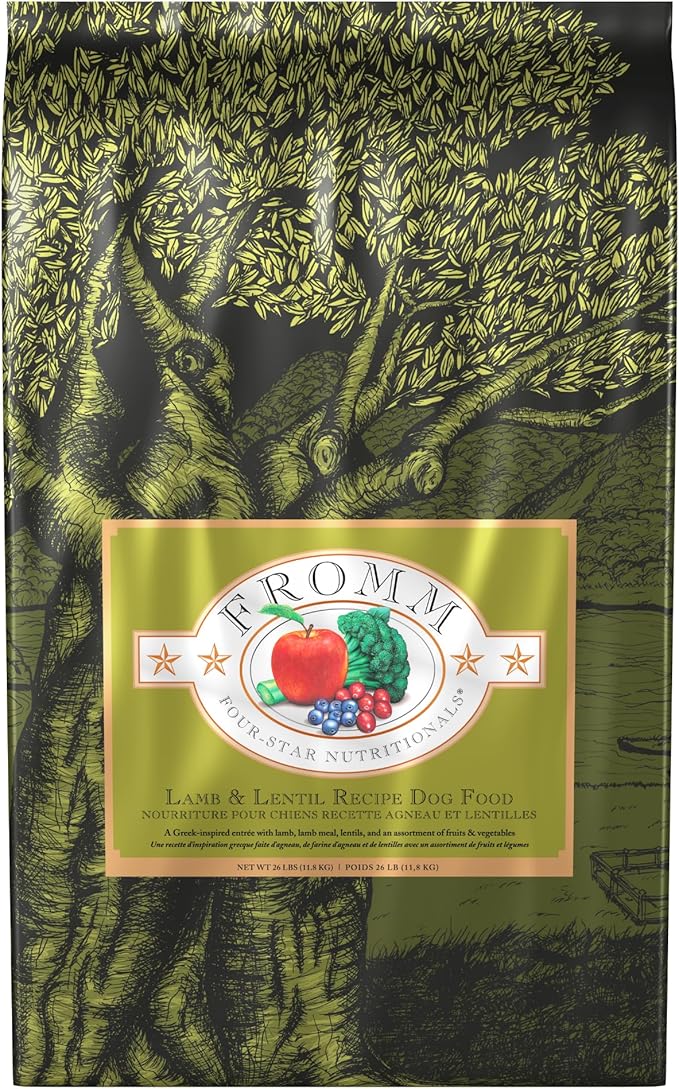 Fromm Four-Star Nutritionals Lamb & Lentil Dog Food - Premium Dry Dog Food - Lamb Recipe - 26 lb