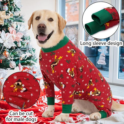 Dog Surgery Recovery Suit Onesies for Large Dogs Spayed Recovery Suit Cone Alternative After Surgery Abdominal Wounds Protector Dog Bodysuit for Medium Large Dogs Pajamas