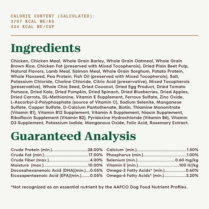 Nutro Ultra High Protein Dry Puppy Food, Chicken, Lamb and Salmon, Dry Dog Food with a Trio of Proteins, 3.5 lb. Bag