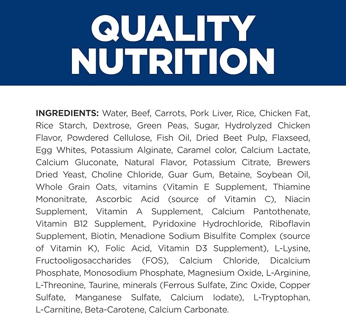 Hill's Prescription Diet k/d Kidney Care Wet Dog Food, Beef & Vegetable Stew, 5.5 oz. Cans, 24-Pack