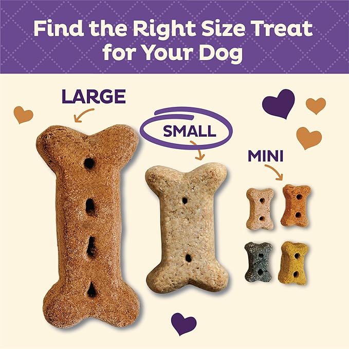 Old Mother Hubbard Wellness P-Nuttier Dog Biscuits, Natural, Training Treats, Peanut Butter Flavor, Small Size, (20 Ounce Bag) (Pack of 2)