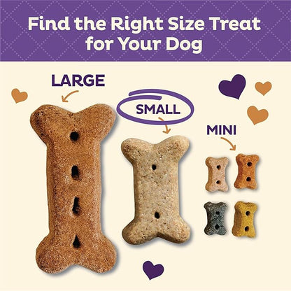 Old Mother Hubbard Wellness P-Nuttier Dog Biscuits, Natural, Training Treats, Peanut Butter Flavor, Small Size, (20 Ounce Bag) (Pack of 2)