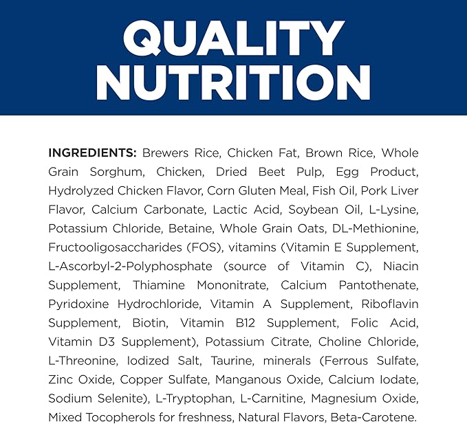 Hill's Prescription Diet k/d Kidney Care with Chicken Dry Dog Food, Veterinary Diet, 17.6 lb. Bag