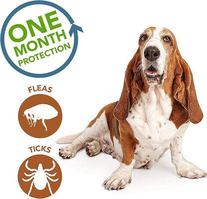 Vet's Best Topical Flea & Tick Treatment for Dogs 16-40lbs, 4 Month Supply