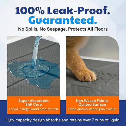 American Kennel Club Carbon-Activated Puppy Training Pads – 100 Count, 22 x 22