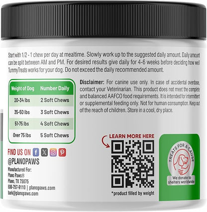 Probiotics for Dogs – Digestive Health Chews with Prebiotics & Enzymes | Dog Probiotic Supplement for Gut, Diarrhea Relief, Gas & Allergy Support – Chicken Flavor Soft Chews