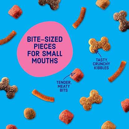 Kibbles 'n Bits Mini Bits Small Breed Dry Dog Food, Savory Beef & Chicken Flavors for Adult Dogs, 3.5 lb. Bag, 4 Count