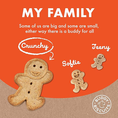 Cloud Star Buddy Biscuits 14 oz. Box of Grain-Free Crunchy Dog Treats Made with Natural Peanut Butter,(Pack of 2)