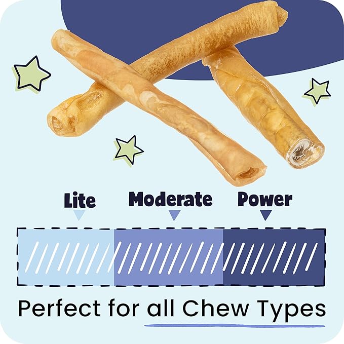 Pawstruck Natural 5-7" Beef Collagen Sticks for Dogs – Long-Lasting Rawhide Alternative, High Protein & Low Fat with Chondroitin & Glucosamine – 5 Pack