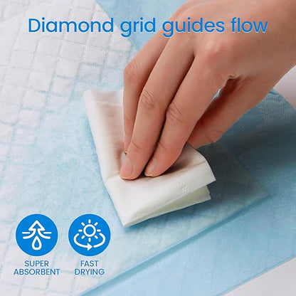 30” x 36” Disposable Underpads, 6 Layers Super Absorbent Leakproof Bed Pads for Adults and Pets Quick-Drying Incontinence Pads, Dog Pee Pads Extra Large - 50 Count