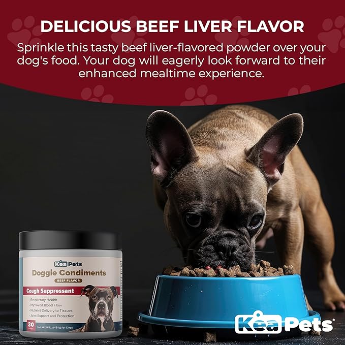 Cough Suppressant for Dogs - Natural Dog Respiratory Support During Kennel Cough Respiratory Health, and Optimal Dog Breathing
