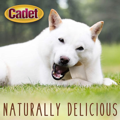 Cadet Double Stuffed Shin Bone - Highly Digestible, High Protein, Long-Lasting Dog Chew Bone for Aggressive Chewers, Supports Dental Health, Bacon & Cheese Flavor, Large (1 Count) (Pack of 2)