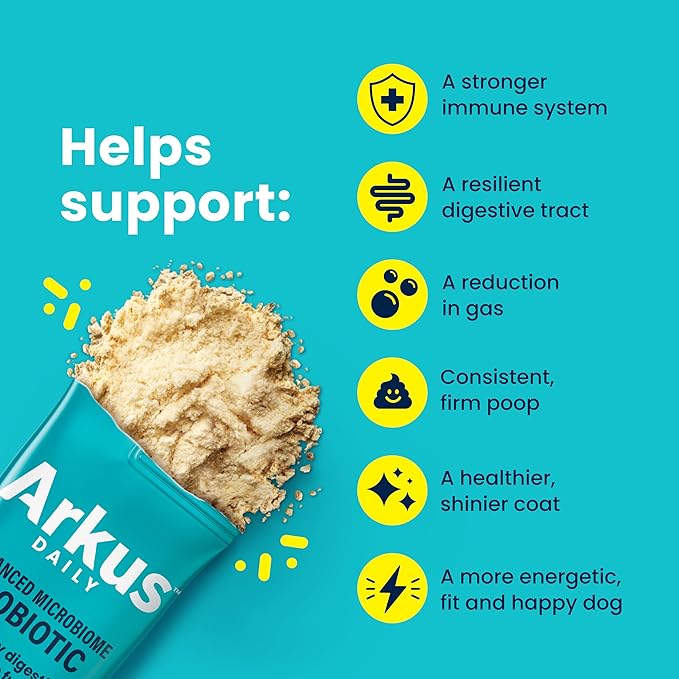 Small/Medium Dog Probiotic, the Only Product Made with Microbes Native to the Gut of Healthy Dogs, Supports Better Digestion, Gut Health, and Immune System, Maintains a Healthy Microbiome