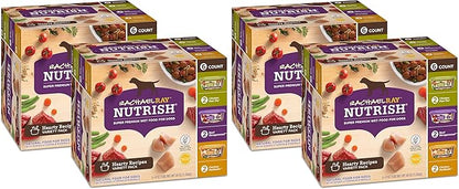 Nutrish Rachael Ray Wet Dog Food Variety Pack Hearty Recipes, six (6) 8 oz Tubs 2 Count (Pack of 24)