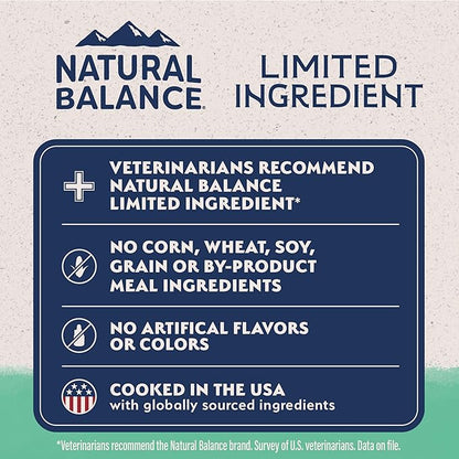 Natural Balance Limited Ingredient Small Breed Adult Grain-Free Dry Dog Food, Chicken & Sweet Potato Recipe, 12 Pound (Pack of 1)