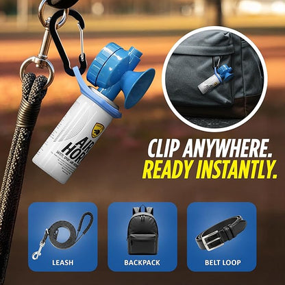 Air Horn for Dogs, Loud Blow Horn for Dog Training & Behavior Redirection, Barking Stopper, Jumping, Fighting, and Chasing, Air Horn for Safety
