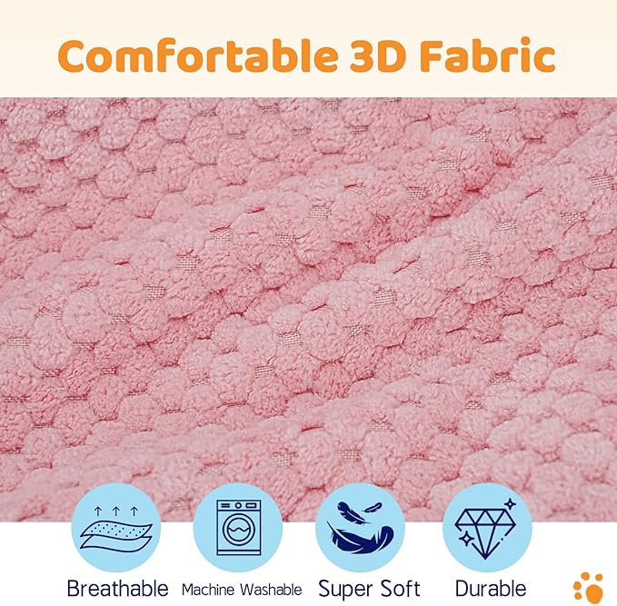 Supet Inflatable Dog Cone Collar for Dogs to Stop Licking, Dog Donut Collar After Surgery, Soft Pet Cone for Small Medium Large Dogs Pink 02 XXL