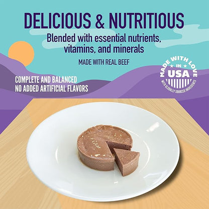 A Strong Heart Wet Dog Food Cups, Filet Mignon Flavor in Gravy - 3.5 oz Cups (Pack of 12), Made in The USA with Real Filet Mignon