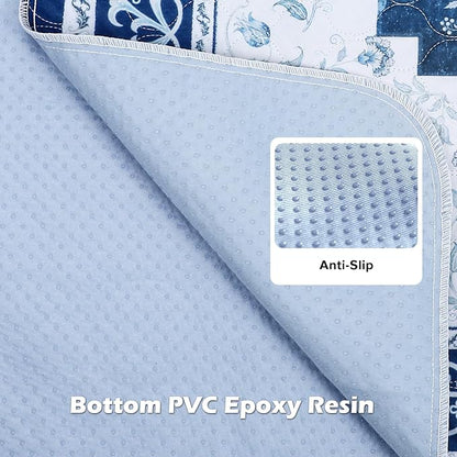 INVENHO 2PACK Washable Pee Pads for Dogs, Reusable Dog Pads Upgrade Non-Slip Dog Pee Pads Heavy Absorbency Puppy Pee Pads Quick Dry Whelping Pads/Waterproof Puppy Training Pad