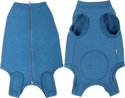 Dog Surgery Recovery Suit - After Spay, Abdominal Wounds Post Surgical Recovery, Anti Licking Breathable Dog Onesies for Small, Medium & Large Pet, Alternative Bandages Cone E-Collar