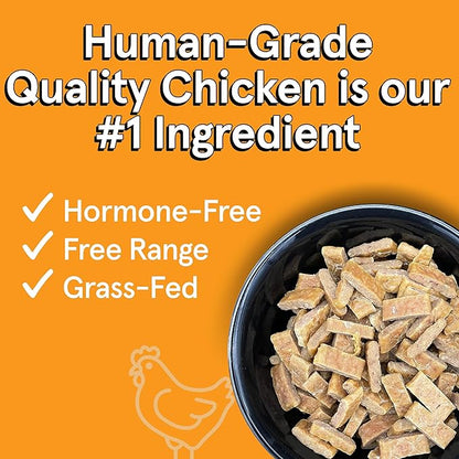 TRMC Real Meat Air Dried Dog Food w/Real USA Chicken - 2lb Bag of Grain-Free Real Meat Dog Food Sourced from Free-Range, Cage-Free Chicken - Digestible, All Natural, High Protein Chicken