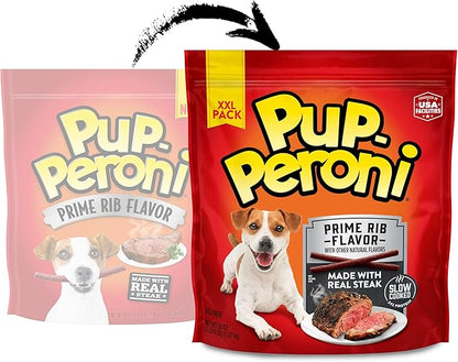 Pup-Peroni Prime Rib Flavor Dog Treats, 38 Oz. Bag
