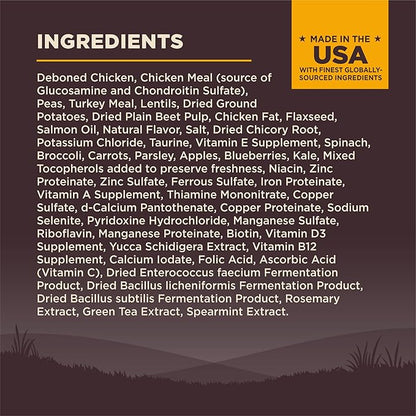 Wellness CORE Puppy Dry Dog Food, Large Breed, Grain-Free, High Protein, Natural, Chicken & Turkey Recipe (24-Pound Bag)