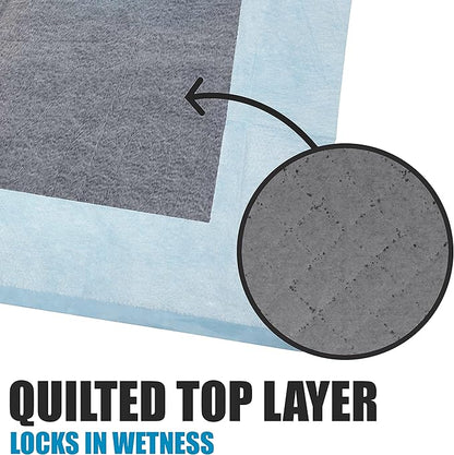 BV Charcoal Puppy Pads 600 Count 22"x22" - Leak-Proof Pee Pads for Dogs with 6-Layer Absorbent Design & Built-in Attractant - Dog Pad with Charcoal for Odor Control, Perfect for Puppies & Senior Dogs